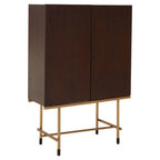 Walnut Veneer Drinks Cabinet | Delta