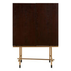 Walnut Veneer Drinks Cabinet | Delta