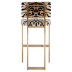 Tiger Print Bar Stool | Manhattan
