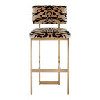 Tiger Print Bar Stool | Manhattan