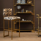 Tiger Print Bar Stool | Manhattan