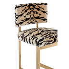 Tiger Print Bar Stool | Manhattan