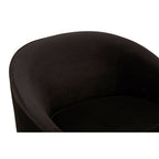 Black Velvet Cocoon Chair | Manhattan