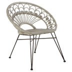 Grey Natural Rattan Chair | Manado