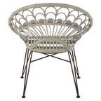 Grey Natural Rattan Chair | Manado