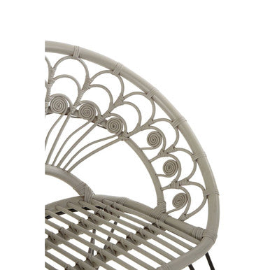 Grey Natural Rattan Chair | Manado