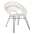 White Natural Rattan Chair | Manado