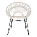 White Natural Rattan Chair | Manado