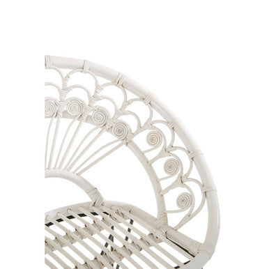 White Natural Rattan Chair | Manado