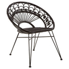 Black Natural Rattan Chair | Manado