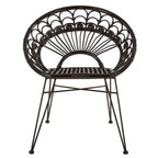 Black Natural Rattan Chair | Manado