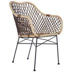 Natural Rattan and Metal Chair | Manado
