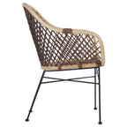 Natural Rattan and Metal Chair | Manado