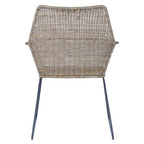 Angled Design Natural Rattan Chair | Manado