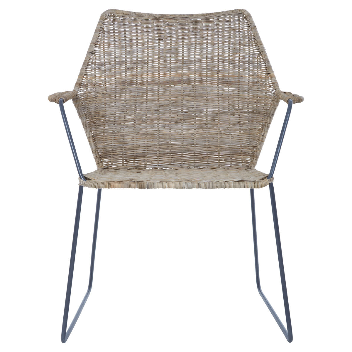 Angled Design Natural Rattan Chair | Manado