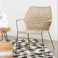 Angled Design Natural Rattan Chair | Manado