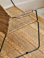 Angled Design Natural Rattan Chair | Manado