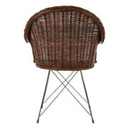 Natural Croco Rattan Chair | Manado