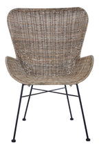 Curved Design Natural Rattan Chair | Manado