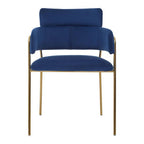 Blue Velvet Dining Chair | Tamzin