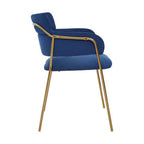 Blue Velvet Dining Chair | Tamzin