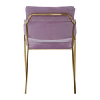 Pink Velvet Dining Chair | Tamzin