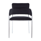 Black Velvet Dining Chair | Tamzin