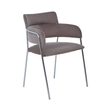 Mink Velvet Dining Chair | Tamzin