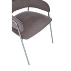 Mink Velvet Dining Chair | Tamzin