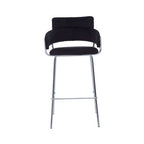 Black Velvet Bar Chair | Tamzin