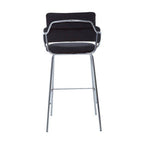 Black Velvet Bar Chair | Tamzin