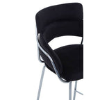 Black Velvet Bar Chair | Tamzin