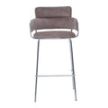 Mink Velvet Bar Chair | Tamzin
