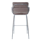 Mink Velvet Bar Chair | Tamzin