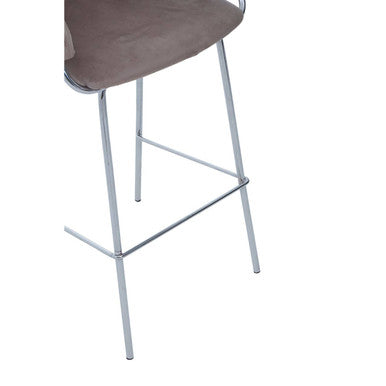 Mink Velvet Bar Chair | Tamzin