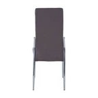 Grey Velvet High Back Dining Chair | Tamzin