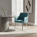 Light Blue Splayed Dining Chair | Tamzin