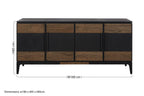 Two Tone Oak Wood Sideboard | Salvar