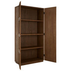 Natural Oak Wood Tall Cabinet | Salvar
