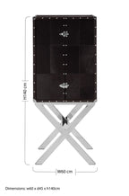 Kensington Townhouse Cross Base Drinks Cabinet