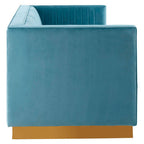 3 Seater Light Blue Sofa | Opal
