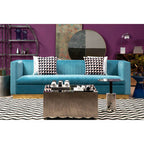 3 Seater Light Blue Sofa | Opal