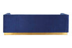 3 Seater Deep Blue Sofa, Opal