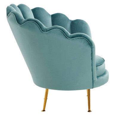 Blue Scalloped Chair | Ovala