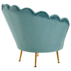 Blue Scalloped Chair | Ovala