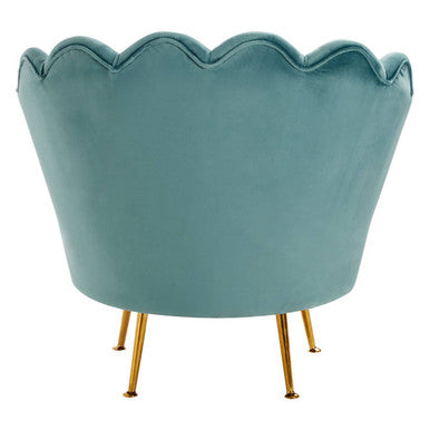 Blue Scalloped Chair | Ovala