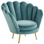 Blue Scalloped Chair | Ovala