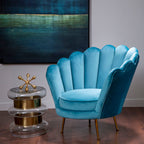 Blue Scalloped Chair | Ovala