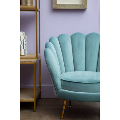 Blue Scalloped Chair | Ovala