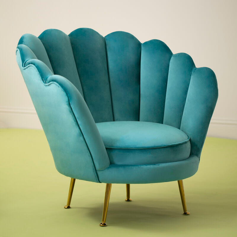 Blue Scalloped Chair | Ovala